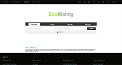 Desktop Screenshot of ecolisting.com